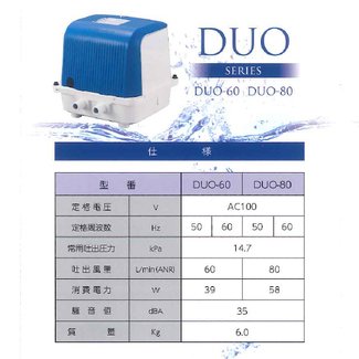 テクノ高槻　DUO-80　左散気　浄化槽ブロワー　逆洗タイマー付　新品未使用品 テクノ高槻 DUO-80 浄化槽 ブロワー ブロアー 浄化槽ブロア